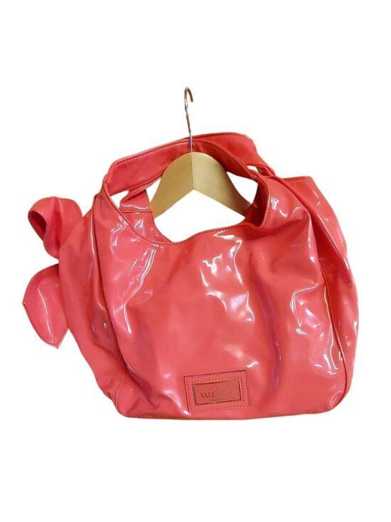 Valentino Garavani Handbags - Valentino Garavani Pink Patent Bow Tote Bag NWT